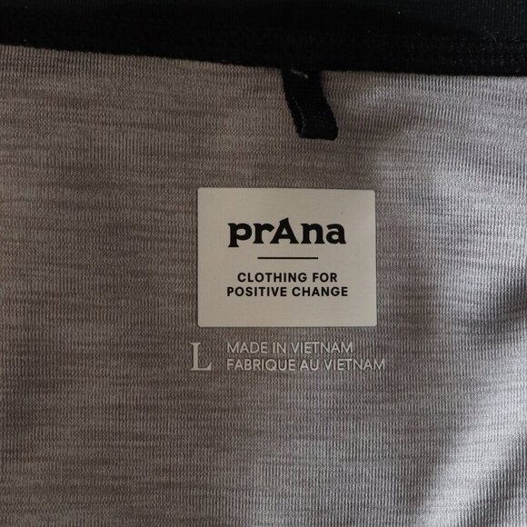 Prana Women's Sz L Camo Lanya‎ Full Zip Pocket Thumb Holes Stretch Active Jacket - Picture 11 of 13